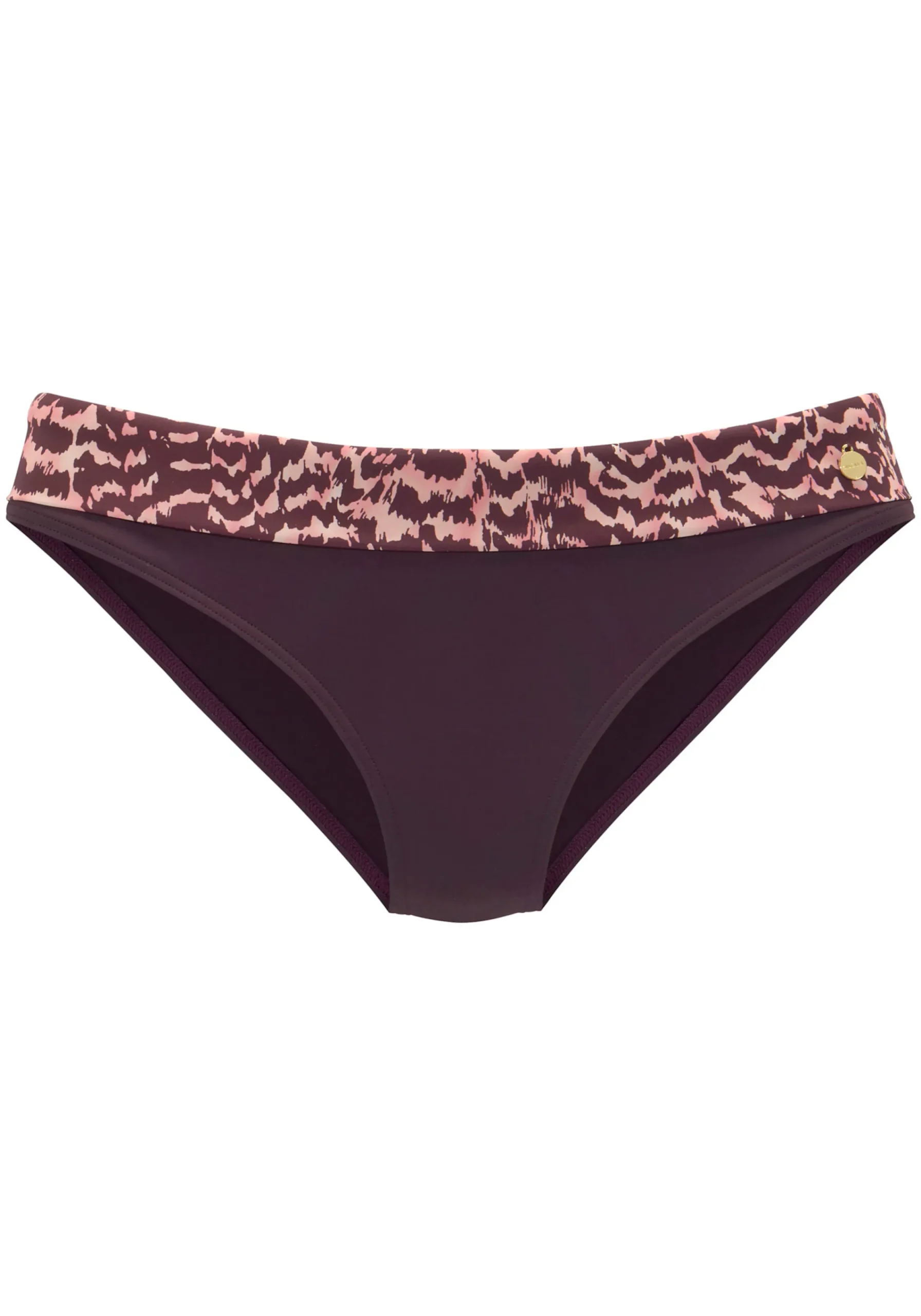 Bikinis|LASCANA Bikini-Hose bordeauxbedruckt