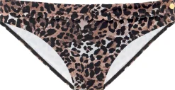 Bikinis|LASCANA Bikini-Hose braun-bedruckt
