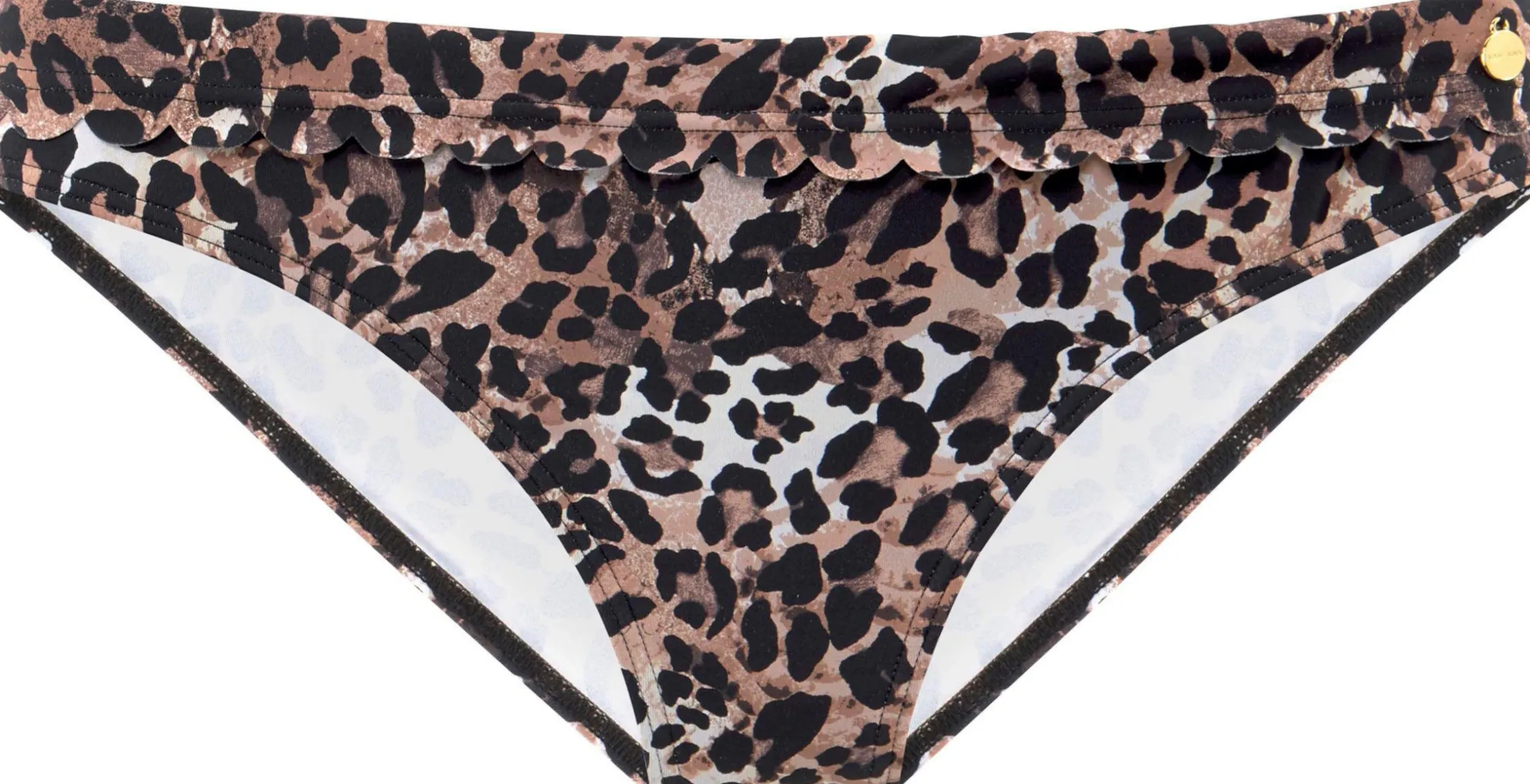 Bikinis|LASCANA Bikini-Hose braun-bedruckt