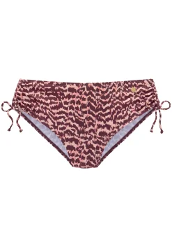 Bikinis|LASCANA Bikini-Hose bordeauxbedruckt