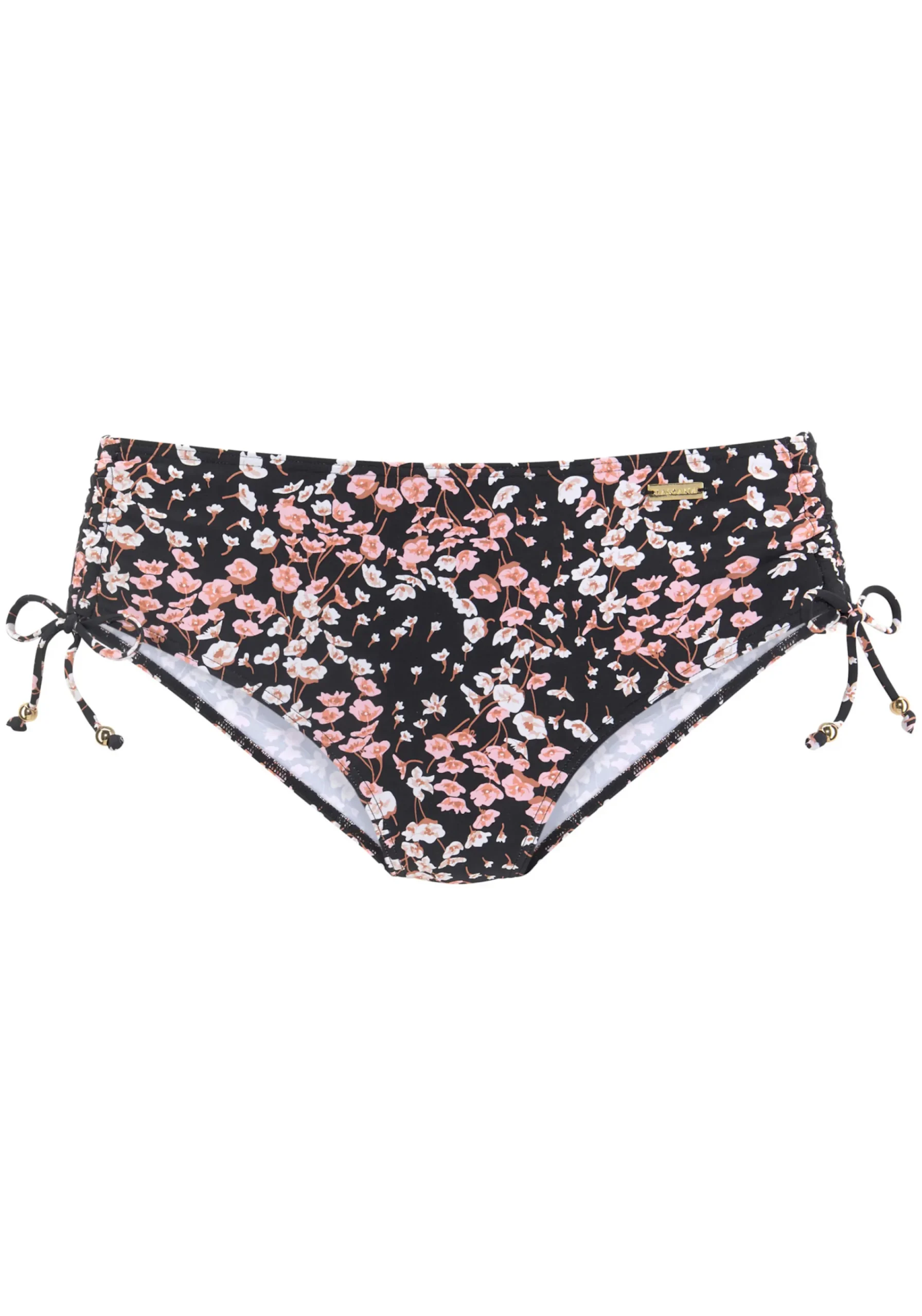 Bikinis|LASCANA Bikini-Hose schwarz-bedruckt