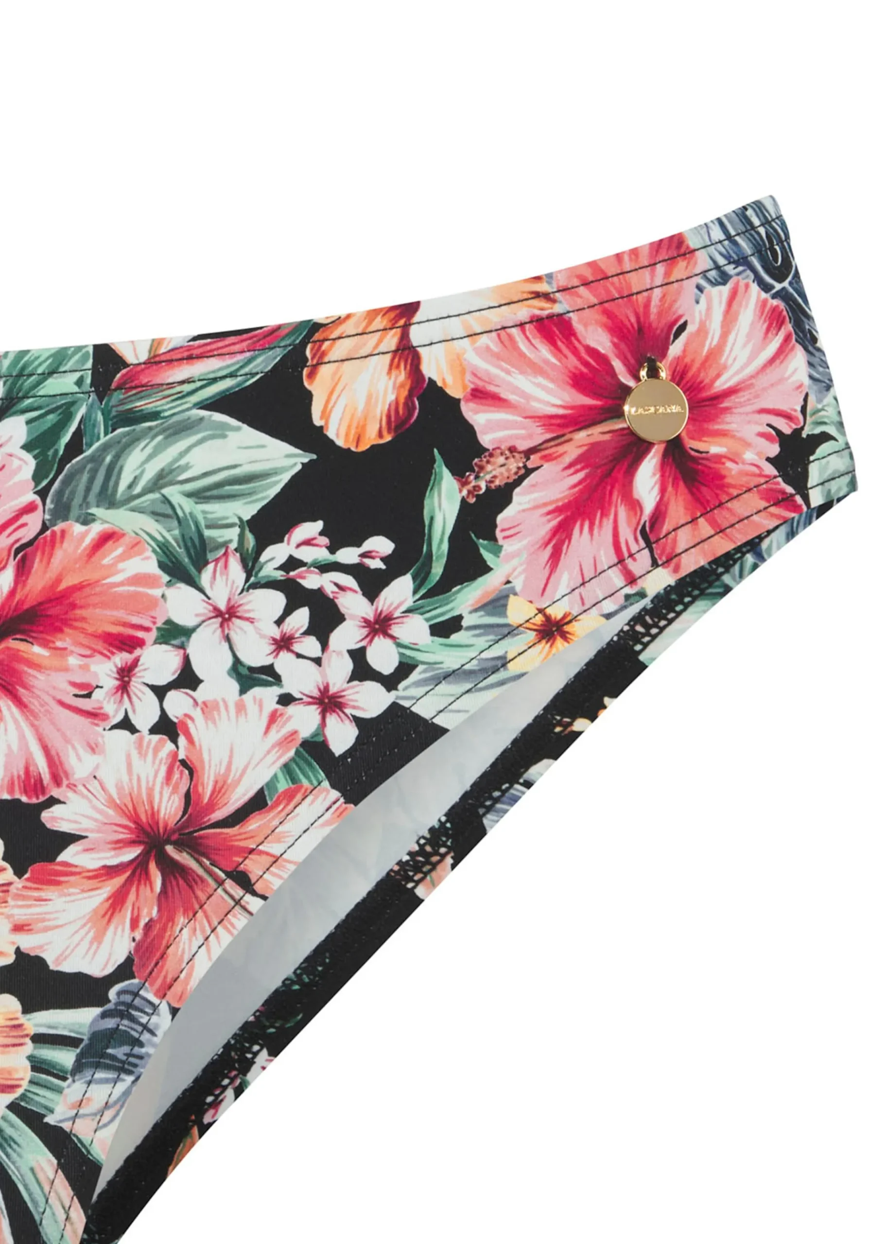 Bikinis|LASCANA Bikini-Hose schwarzbedruckt