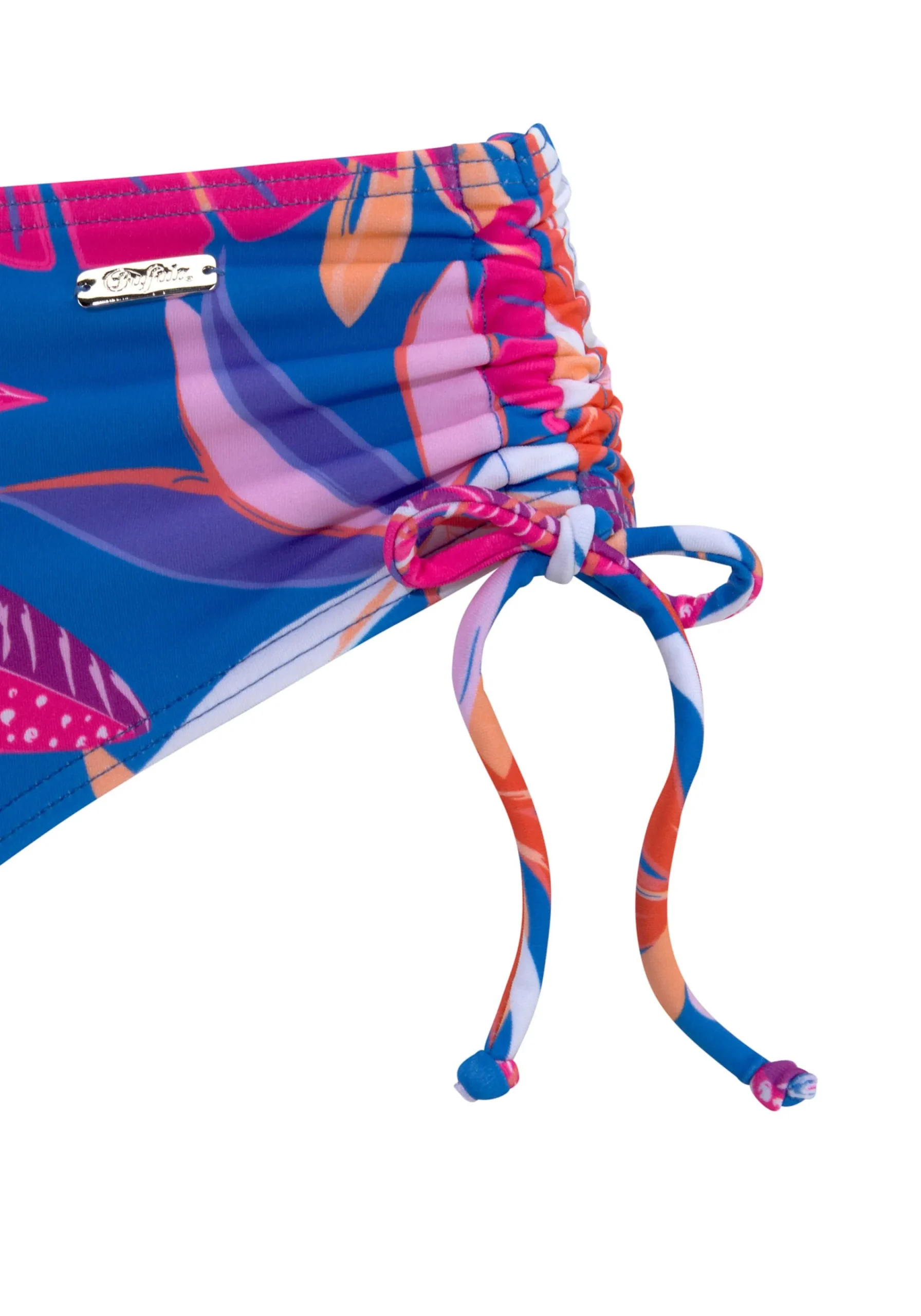 Bikinis|Buffalo Bikini-Hose blau-pinkbedruckt