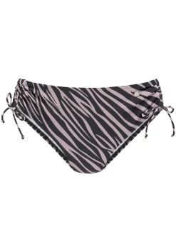 Bikinis|LASCANA Bikini-Hose schwarz-bedruckt