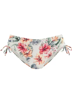 Bikinis|LASCANA Bikini-Hose cremebedruckt