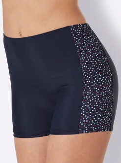 Bikinis|feel good Bikini-Hose marine-rot-bedruckt