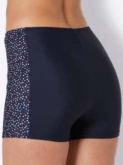 Bikinis|feel good Bikini-Hose marine-rot-bedruckt