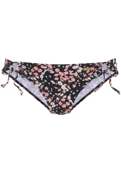 Bikinis|LASCANA Bikini-Hose schwarz-bedruckt