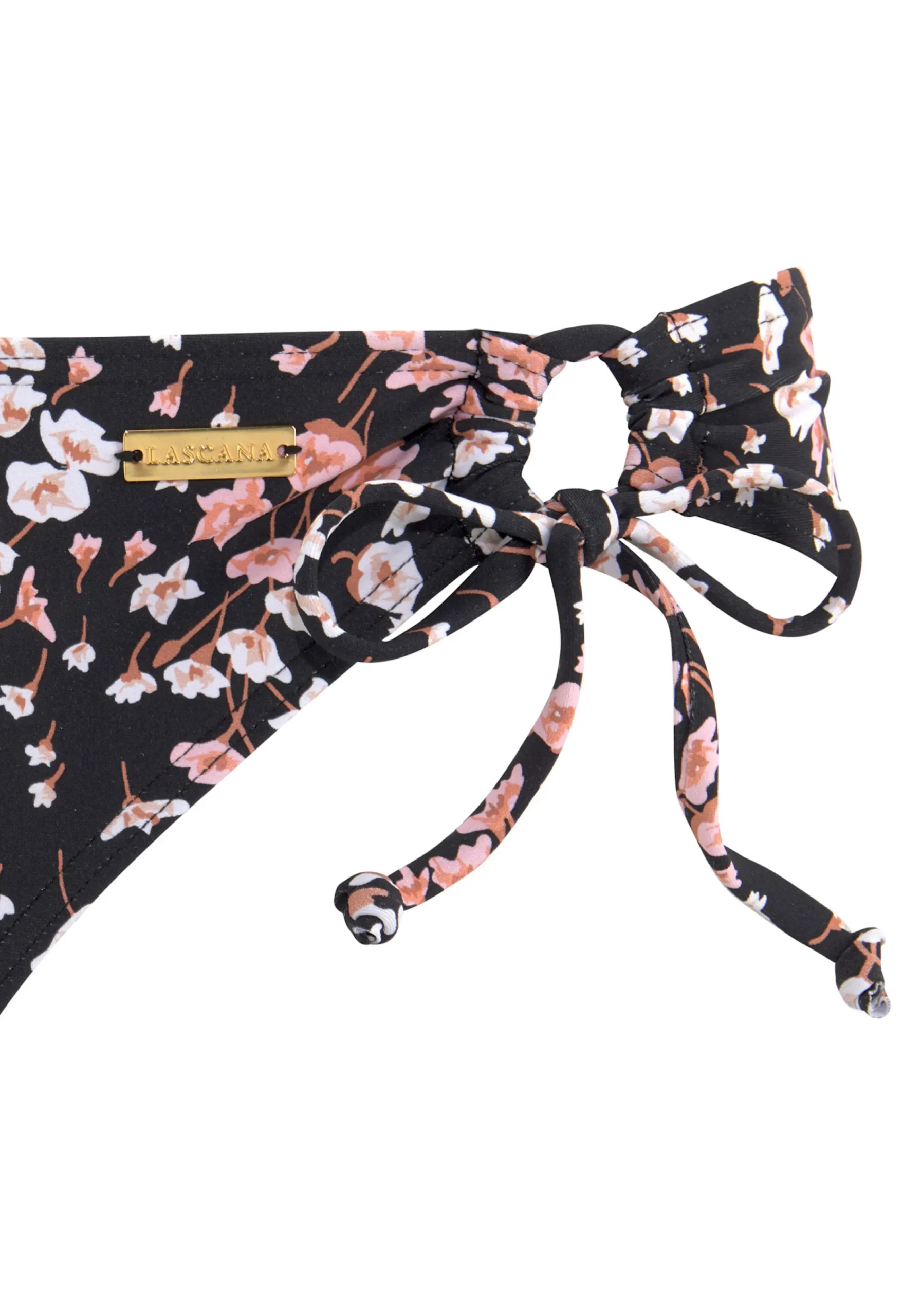 Bikinis|LASCANA Bikini-Hose schwarz-bedruckt