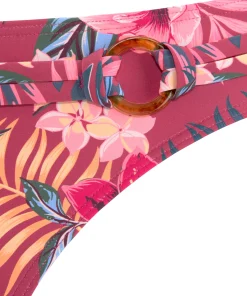 Bikinis|s.Oliver Bikini-Hose rostrot-bedruckt