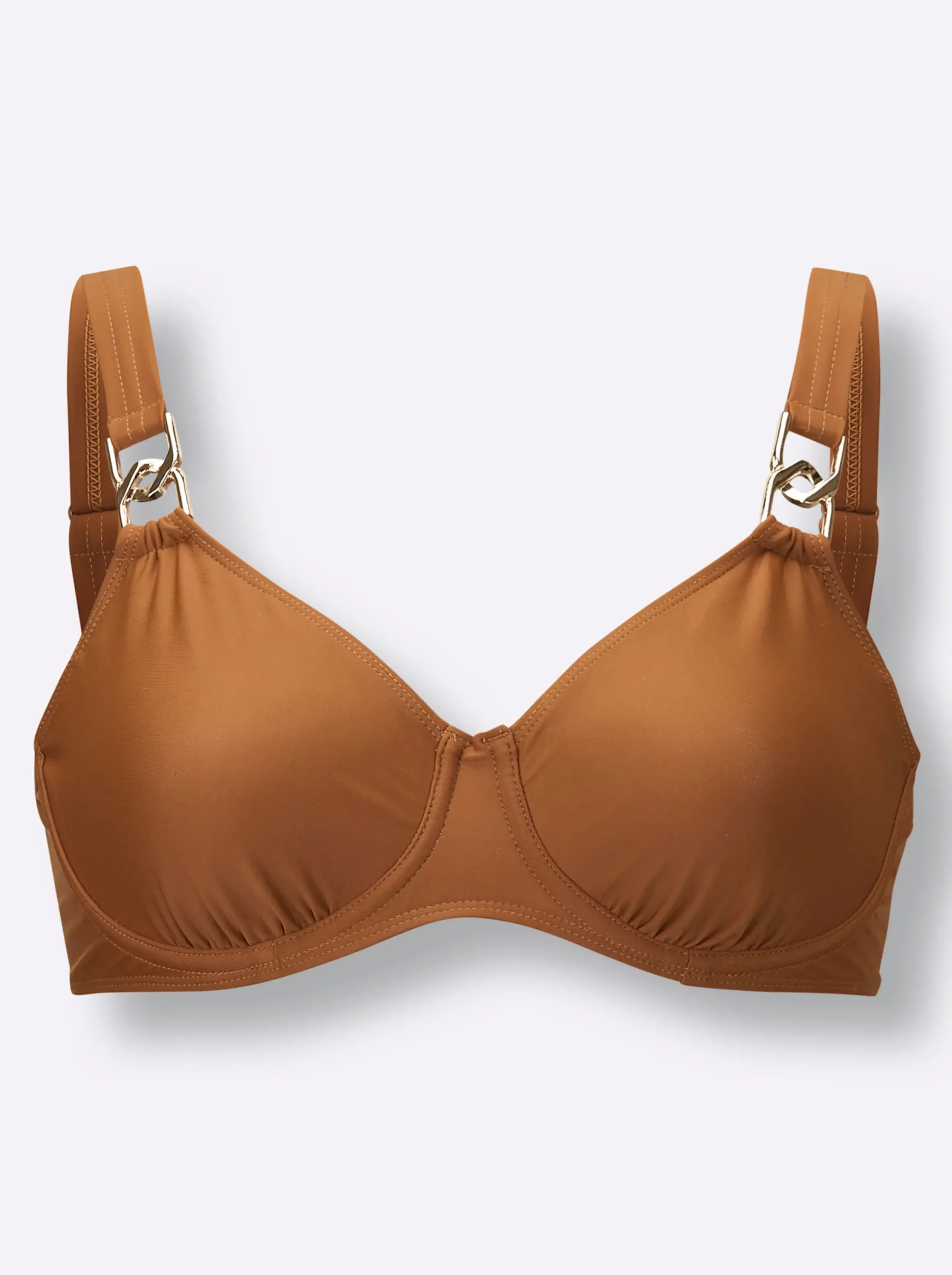 Bikinis|feel good Bikini-Oberteil cognac
