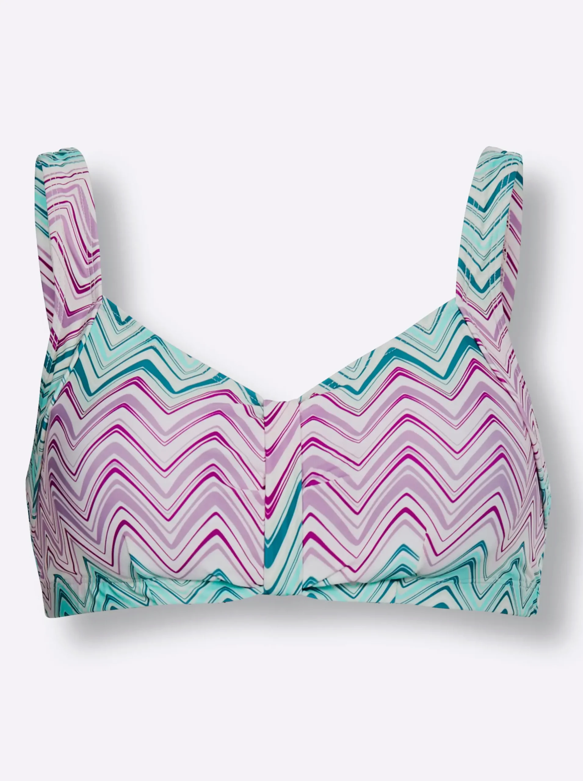 Bikinis|feel good Bikini-Oberteil topas-magenta-bedruckt