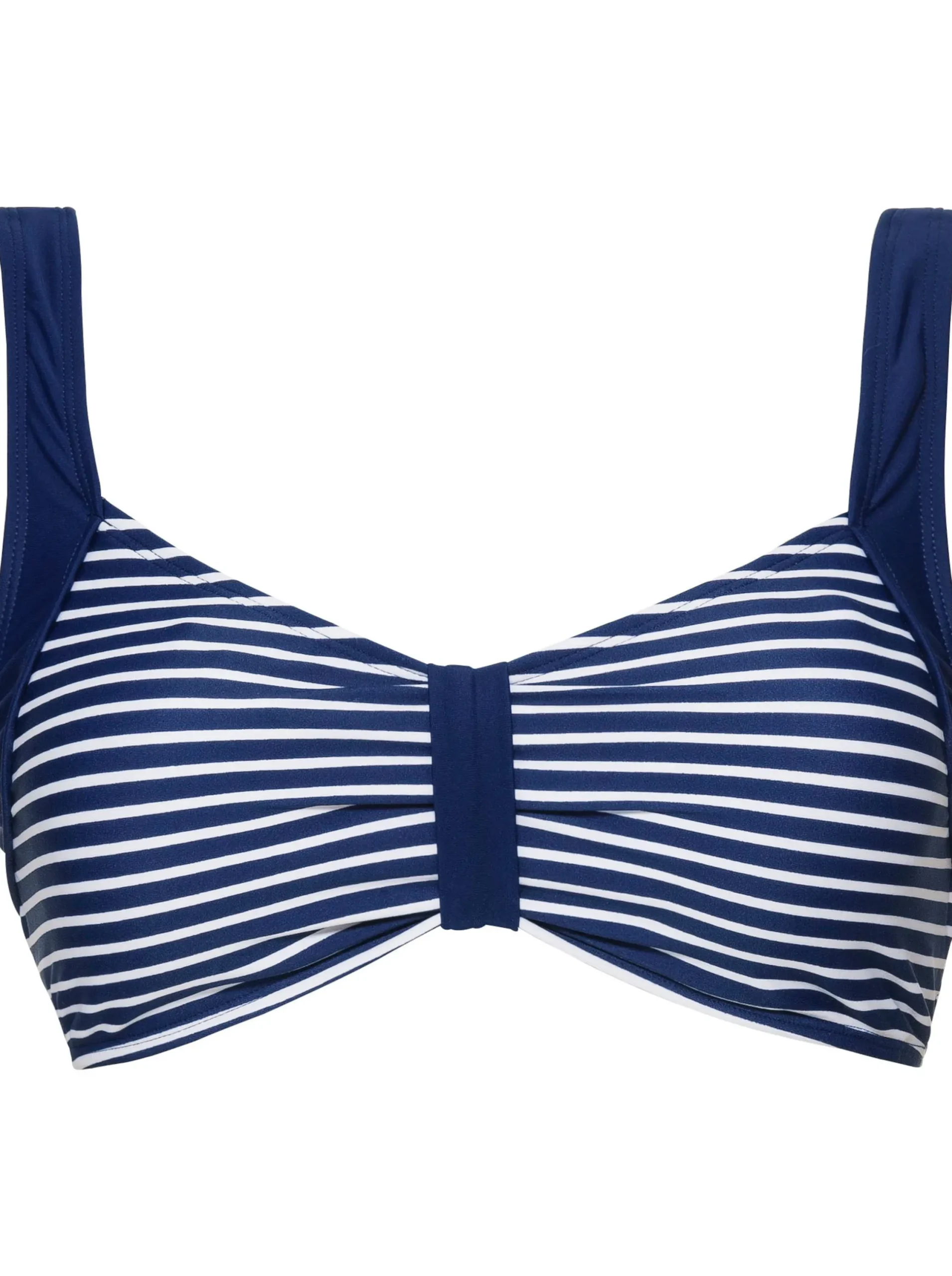 Bikinis|feel good Bikini-Oberteil marine-weiß
