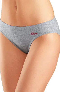 Unterhosen|s.Oliver Bikinislip grau,schwarz,weiß