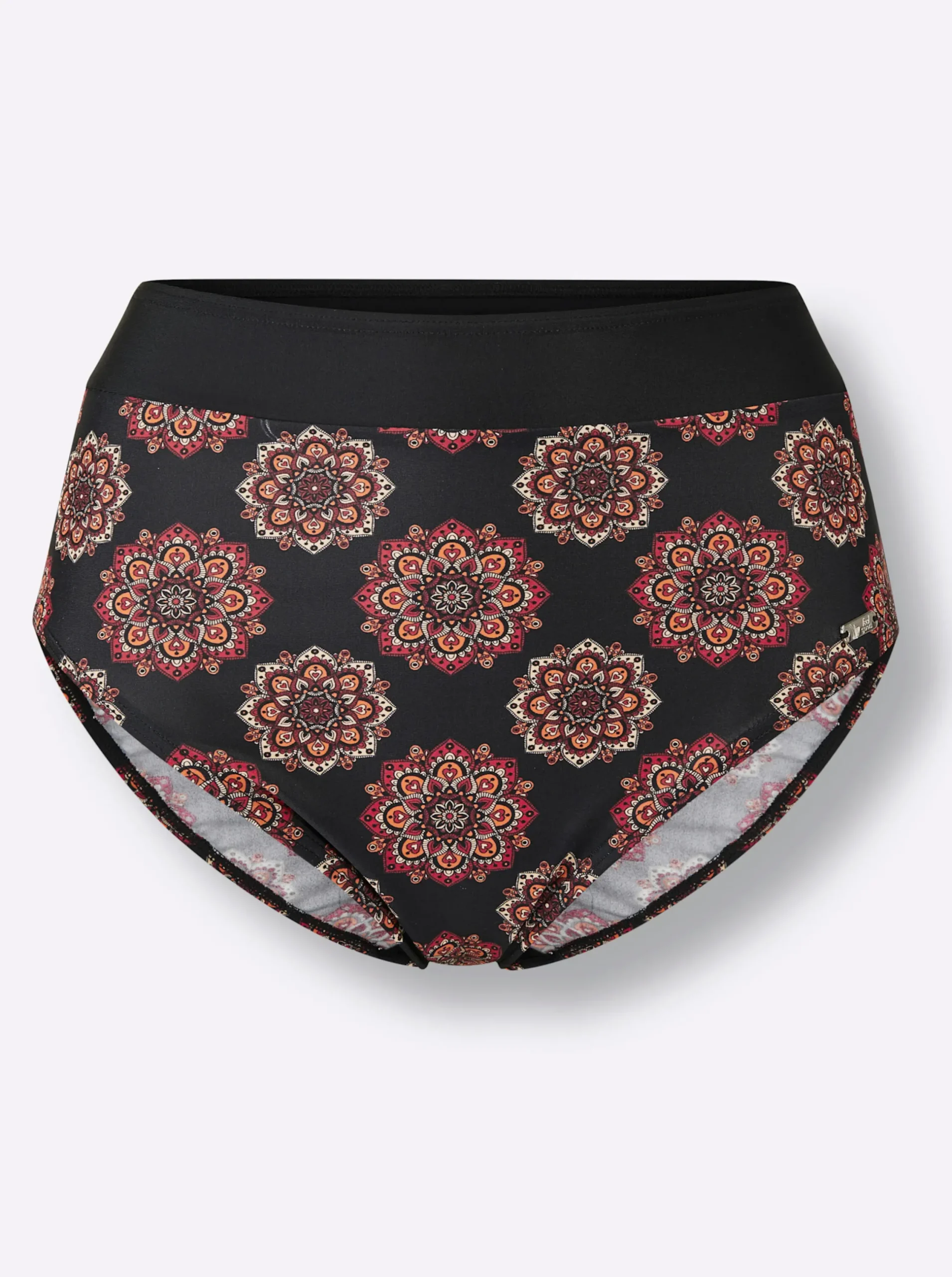 Bikinis|feel good Bikini-Slip schwarz-rot-bedruckt