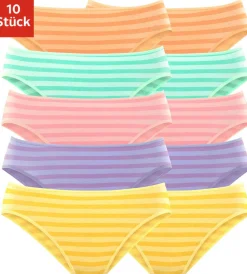 Unterhosen|petite fleur Bikinislip orange,grün,rosa,lila,gelb