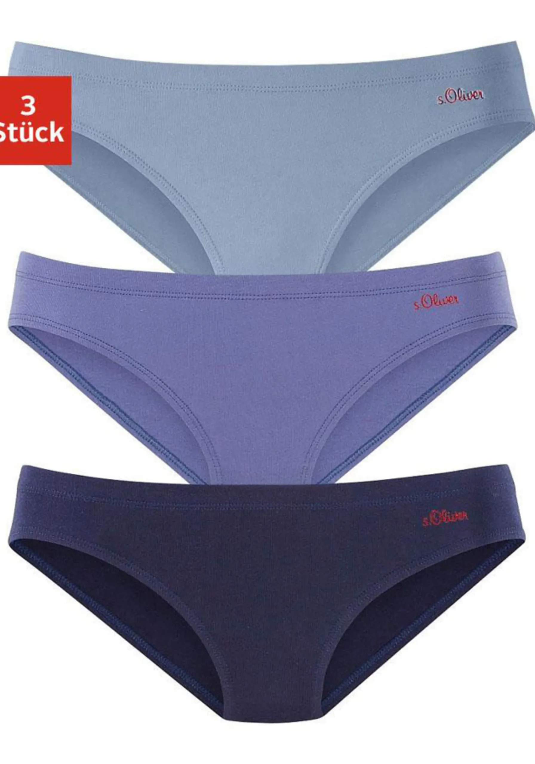 Unterhosen|s.Oliver Bikinislip blaufarben