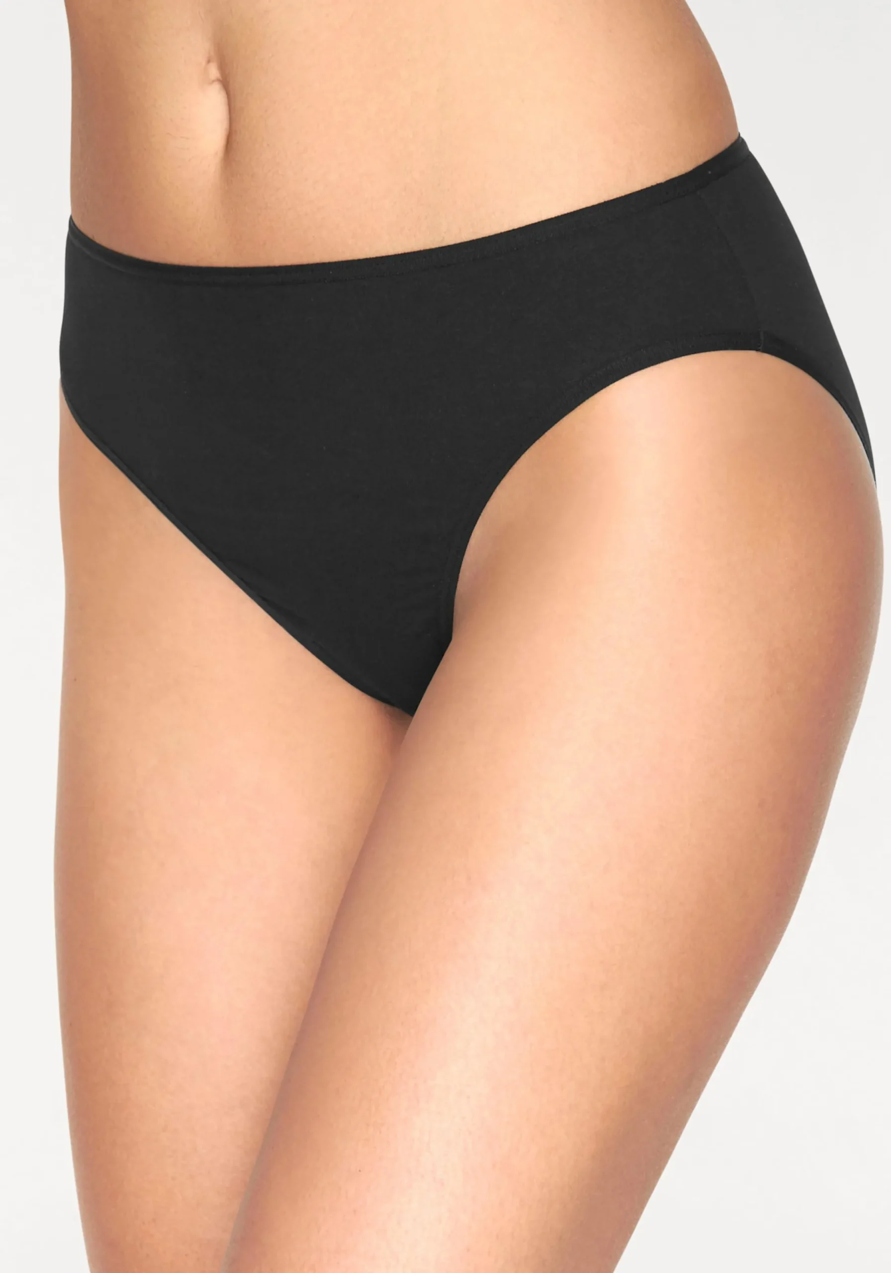 Unterhosen|petite fleur Bikinislip schwarz