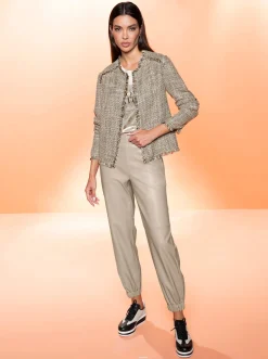 Blazer|heine Blazer schwarz-sand-gemustert