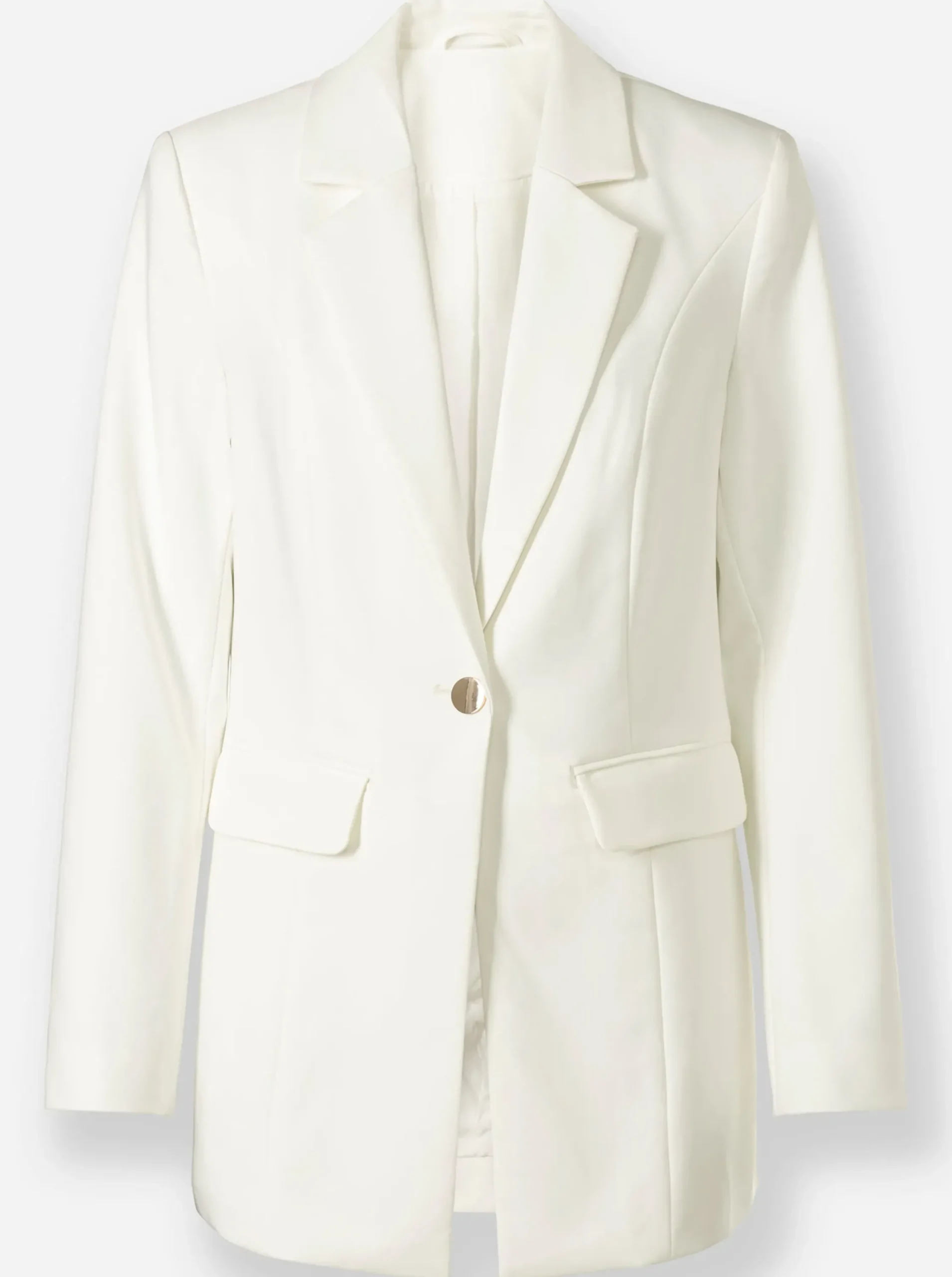Blazer|heine Blazer mit 1-Knopf-Verschluss ecru