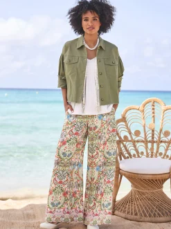 Jacken|heine Blazer mit langen Puff-Ärmeln khaki