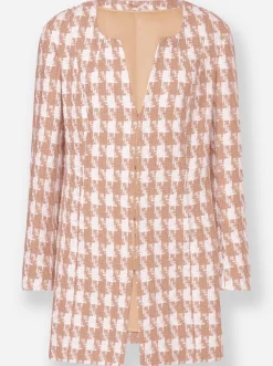 Blazer|heine Blazer mit Pepita-Dessin ecru-camelPepita