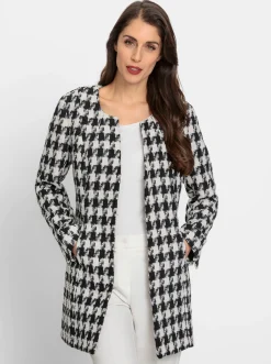 Blazer|heine Blazer mit Pepita-Dessin schwarz-ecruPepita