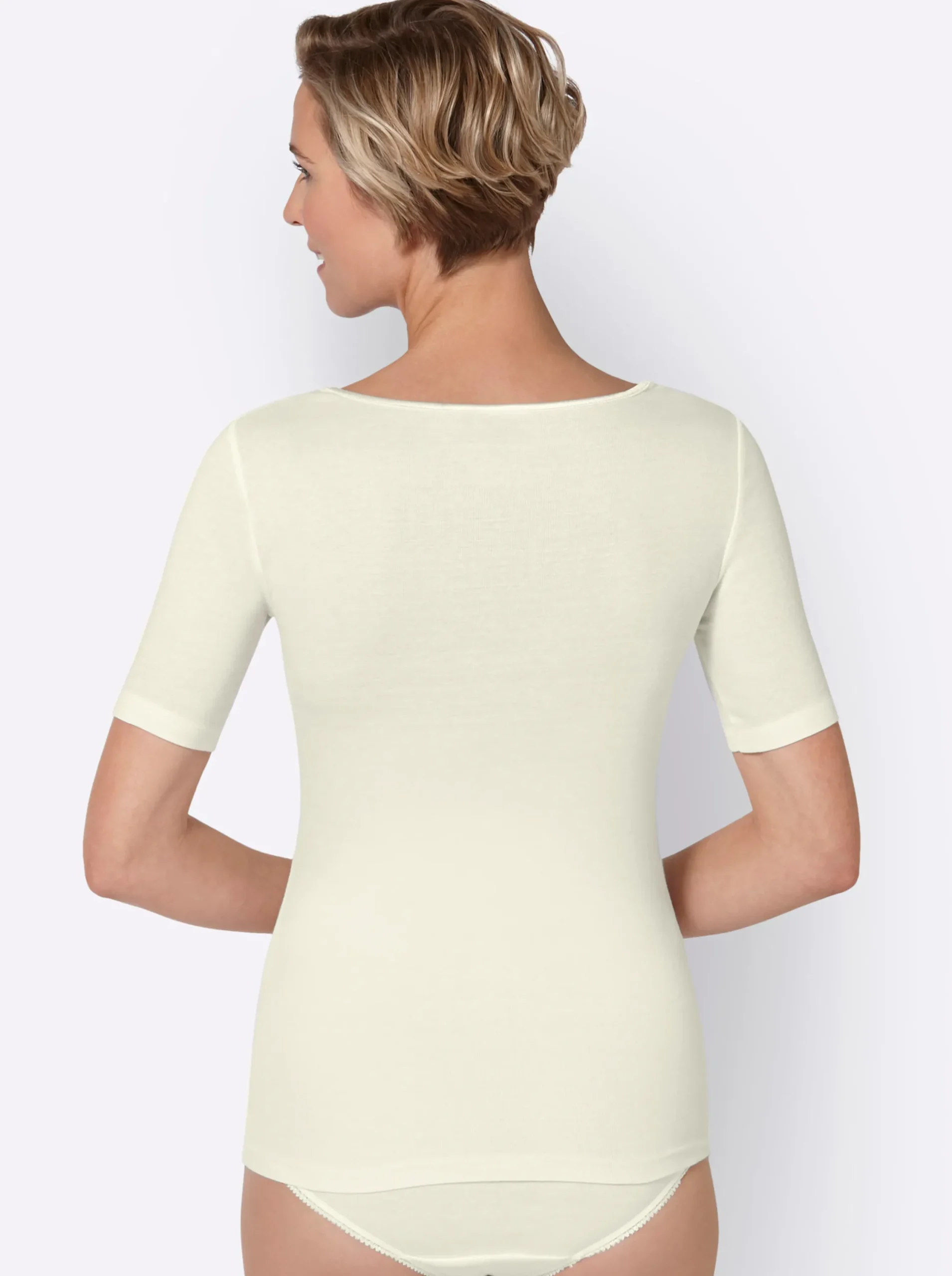 Bodies & Unterhemden|wäschepur Blazershirt champagner