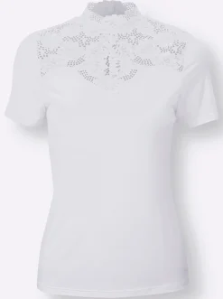 Bodies & Unterhemden|Nina von C. Blazershirt weiß