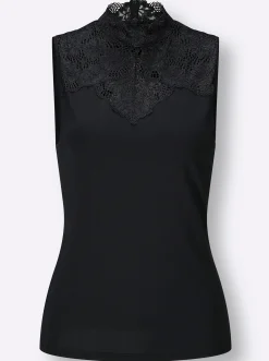 Bodies & Unterhemden|Nina von C. Blazershirt schwarz