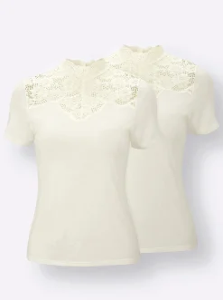 Bodies & Unterhemden|Nina von C. Blazershirt champagner