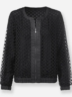 Blazer|heine Blousonjacke schwarz