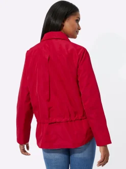 Jacken| Blousonjacke mit Tunnelzug rot