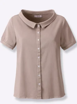 Blusen|heine Bluse sesam