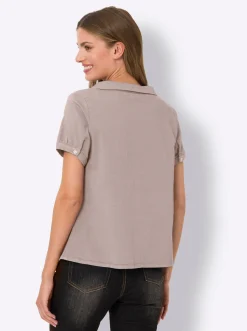 Blusen|heine Bluse sesam