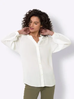 Blusen|heine Bluse weiß
