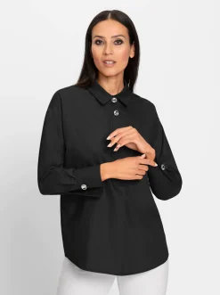 Blusen|heine Bluse schwarz