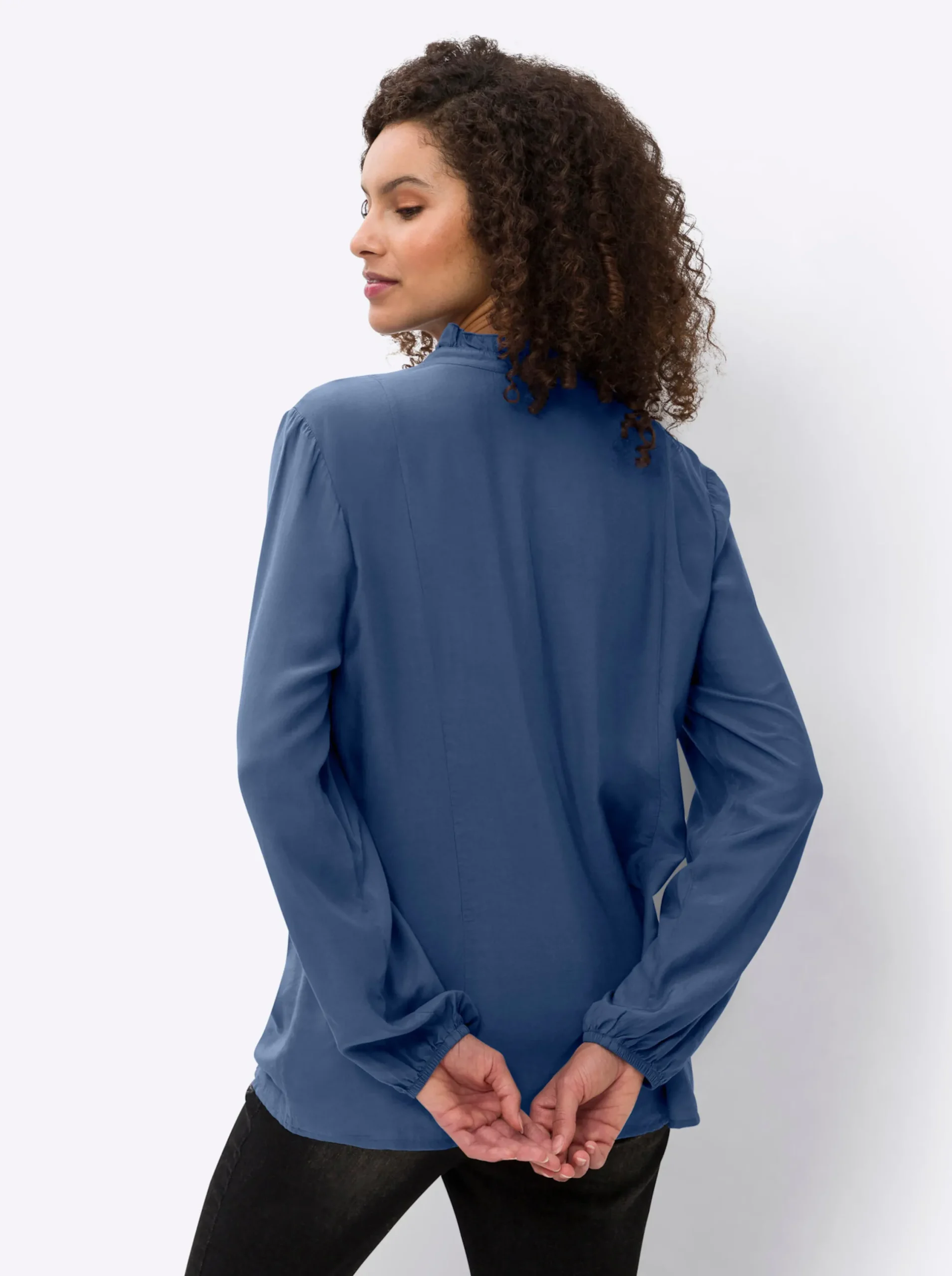 Blusen|heine Bluse jeansblau