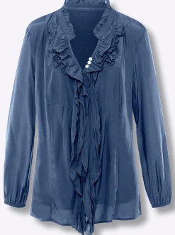 Blusen|heine Bluse jeansblau
