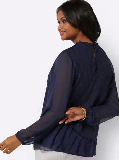 Blusen| Bluse marine