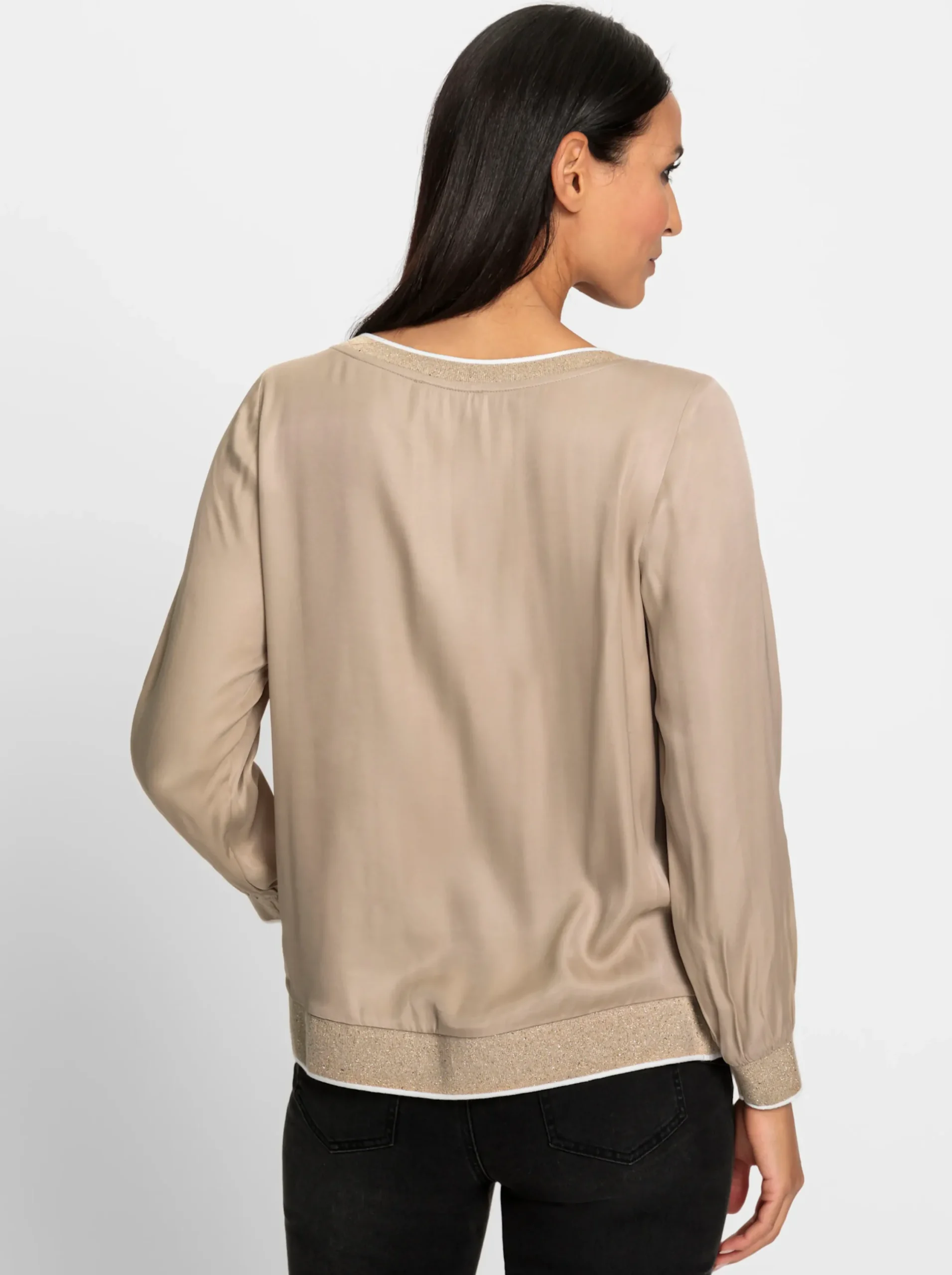 Blusen|heine Bluse sesam