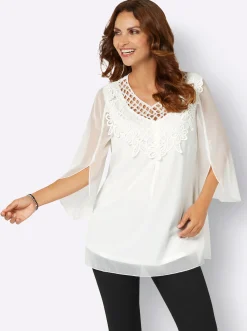Blusen| Bluse ecru