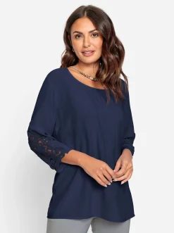 Blusen| Bluse marine