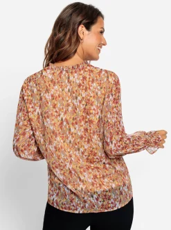 Blusen| Bluse schlamm-papaya-bedruckt