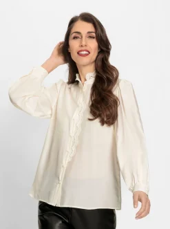 Blusen|heine Bluse champagner