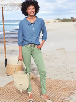 Blusen|heine Bluse blue-bleached