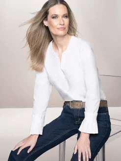 Blusen|heine Bluse ecru