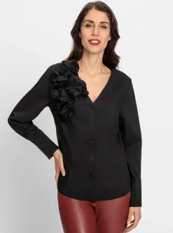 Blusen|heine Bluse schwarz