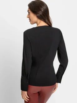 Blusen|heine Bluse schwarz