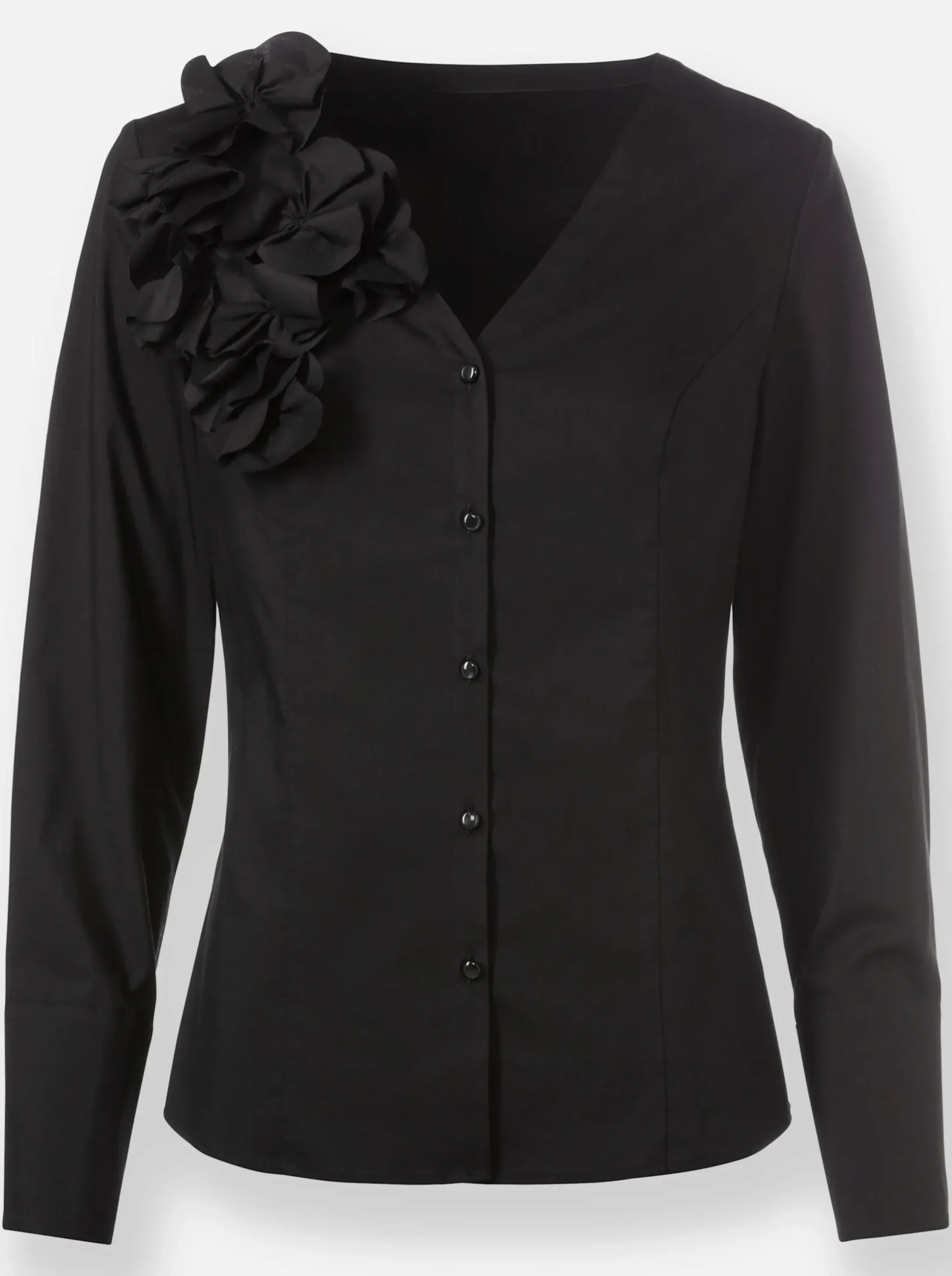 Blusen|heine Bluse schwarz